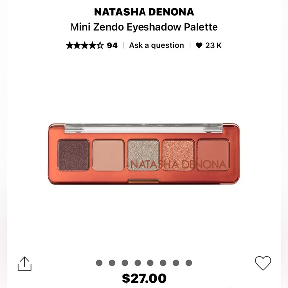 🌺NEW NATASHA DENONA MINI ZENDO PALETTE - Picture 6 of 6